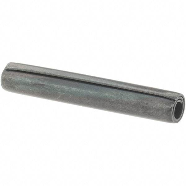 Value Collection - 5/32" Diam x 1" Long Coiled Spring Pin - Grade 1070-1090 Alloy Steel, Black Oxide Finish - Caliber Tooling