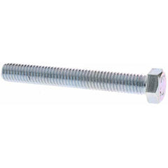 Hex Head Cap Screw: 3/8-16 x 3″, Grade 2 Steel, Zinc-Plated Fully Threaded