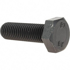 Value Collection - 3/4-10 Thread, 2-1/2" Length Under Head, Hex Head Bolt - Grade B7 Alloy Steel, Uncoated - Caliber Tooling