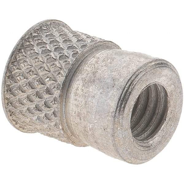 Value Collection - M6x1.00 Metric Coarse Steel Flush Press Fit Threaded Insert - 13.08" OAL, 9.88" Insert Diam, 9.92" Hole Diam, 25/64" Drill - Caliber Tooling