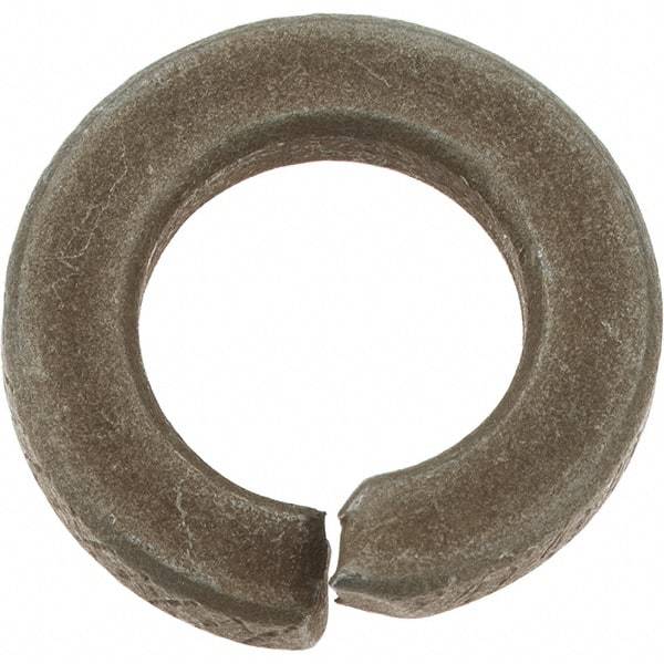 Value Collection - 7/16", 0.109" Thick Split Lock Washer - AISI 4037 Alloy Steel, Zinc Yellow Dichromate Finish, 0.44" Min ID, 0.45" Max ID, 0.776" Max OD - Caliber Tooling