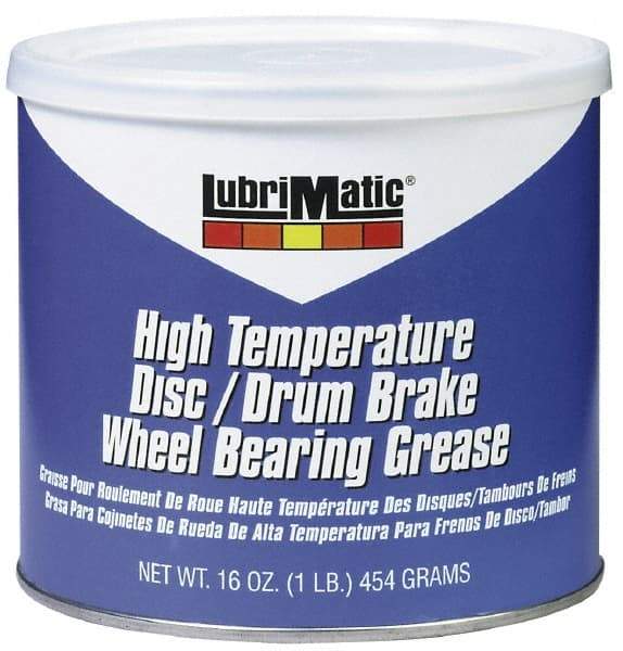 LubriMatic - 1 Lb Can Polyurea High Temperature Grease - Blue, High Temperature, 520°F Max Temp, NLGIG 2, - Caliber Tooling