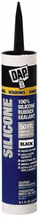 DAP - 10.1 oz Tube Black RTV Silicone Joint Sealant - -40 to 400°F Operating Temp, 10 to 20 min Tack Free Dry Time, 24 hr Full Cure Time - Caliber Tooling