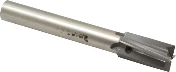 Made in USA - 5/8" Diam, 1/2" Shank, Diam, 4 Flutes, Straight Shank, Interchangeable Pilot Counterbore - Caliber Tooling