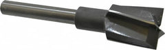 Made in USA - 1-5/16" Diam, 1/2" Shank, Diam, 4 Flutes, Straight Shank, Interchangeable Pilot Counterbore - Caliber Tooling