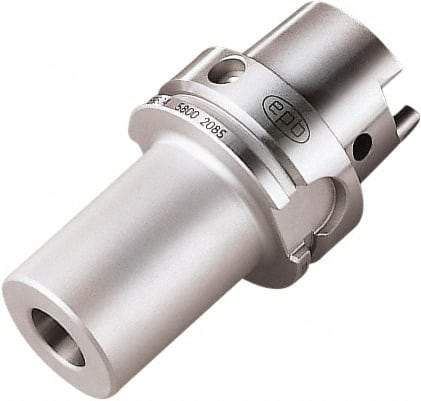 Seco - 14mm Hole Diam, HSK63A Taper Shank Shrink Fit Tool Holder & Adapter - 2.952" Projection, 1.338" Nose Diam, 1.338" Clamping Depth, 38,000 RPM, Through Coolant - Exact Industrial Supply