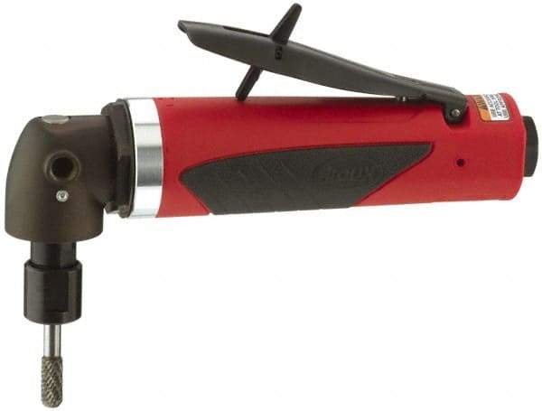 Sioux Tools - 1/4" Collet, Angle Handle, Angle Air Die Grinder - 15,000 RPM, Rear Exhaust, 30 CFM, 1 hp, 6.21 bar, 1/4 NPT - Caliber Tooling