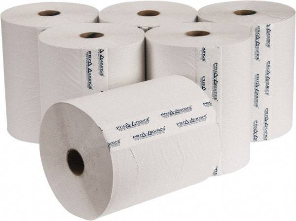 PRO-SOURCE - Hard Roll of 1 Ply White Paper Towels - 10" Wide, 800' Roll Length - Caliber Tooling