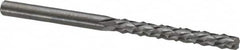 Accupro - 1/8" Diam, 1/2" LOC, Plain End, Solid Carbide Diamond Pattern Router Bit - Right Hand Cut, 1-1/2" OAL, 1/8" Shank Diam, Use on Fiberglass - Caliber Tooling