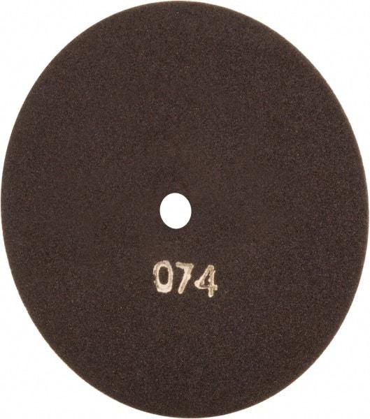 Tru-Maxx - 6" 60 Grit Aluminum Oxide Cutoff Wheel - 1/32" Thick, 1/2" Arbor, 6,048 Max RPM, Use with Stationary Tools - Caliber Tooling