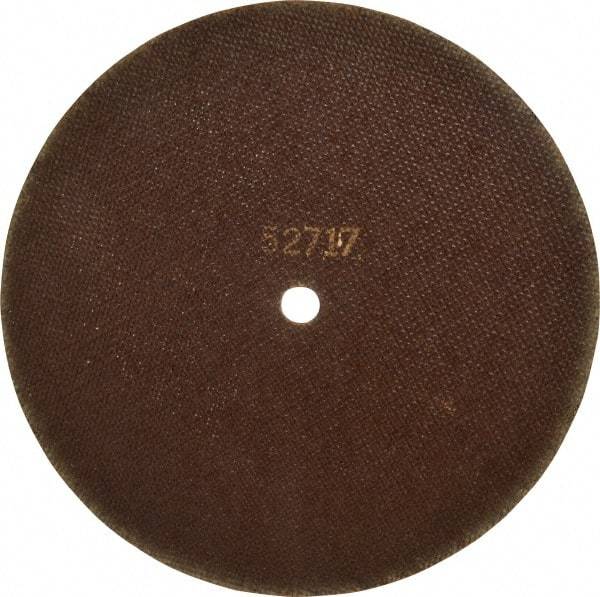 Tru-Maxx - 10" 46 Grit Aluminum Oxide Cutoff Wheel - 1/16" Thick, 5/8" Arbor, 6,112 Max RPM, Use with Stationary Tools - Caliber Tooling