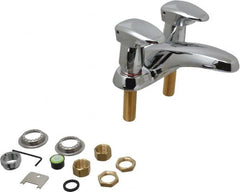 Moen - Knob Metering Handle, Deck Plate Bathroom Faucet - Two Handle, No Drain, Standard Spout - Caliber Tooling