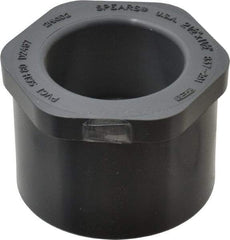 Value Collection - 2-1/2 x 1-1/2" PVC Plastic Pipe Reducer Bushing - Schedule 80, Spig x Soc End Connections - Caliber Tooling