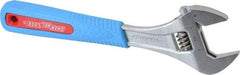 Channellock - 1-1/2" Jaw Capacity, 10" Standard Adjustable Wrench - Chrome Vanadium Steel, Chrome Finish - Caliber Tooling