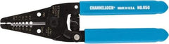 Channellock - 7" OAL, 20-10 AWG Capacity, Wire Stripper & Cutter - Plastic Cushion Handle - Caliber Tooling