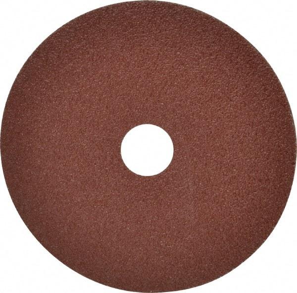 3M - 5" Diam 7/8" Hole 60 Grit Fiber Disc - Medium Grade, Ceramic, 12,000 Max RPM, Series 982C - Caliber Tooling