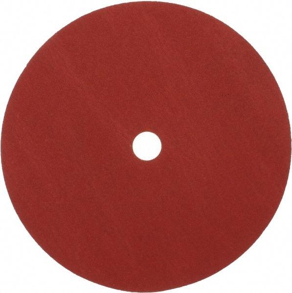 3M - 9-1/8" Diam 7/8" Hole 80 Grit Fiber Disc - Medium Grade, Ceramic, 6,600 Max RPM, Series 987C - Caliber Tooling