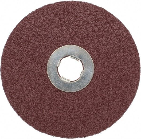 3M - 5" Diam 5/8-11 Threaded Hole 60 Grit Fiber Disc - Medium Grade, Ceramic, 12,000 Max RPM, Series 982C - Caliber Tooling