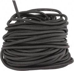 Techflex - Black Braided Cable Sleeve - 200' Coil Length, -103 to 257°F - Caliber Tooling