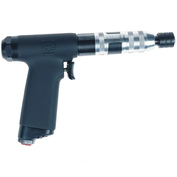 Ingersoll-Rand - 1/4" Bit Holder, 500 RPM, Pistol Grip Handle Air Screwdriver - 2.7 to 15.9 In/Lb Torque, 3.25 CFM - Caliber Tooling