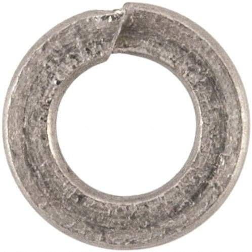 Value Collection - M2, 2.1mm ID, 4.4mm OD, 0.5mm Thick Split Lock Washer - 316 Austenitic Grade A4 Stainless Steel, Uncoated, 2.1mm Min ID, 2.4mm Max ID, 4.4mm Max OD - Caliber Tooling