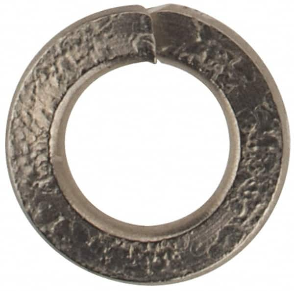 Value Collection - M2.5, 2.6mm ID, 5.1mm OD, 0.6mm Thick Split Lock Washer - 316 Austenitic Grade A4 Stainless Steel, Uncoated, 2.6mm Min ID, 2.9mm Max ID, 5.1mm Max OD - Caliber Tooling