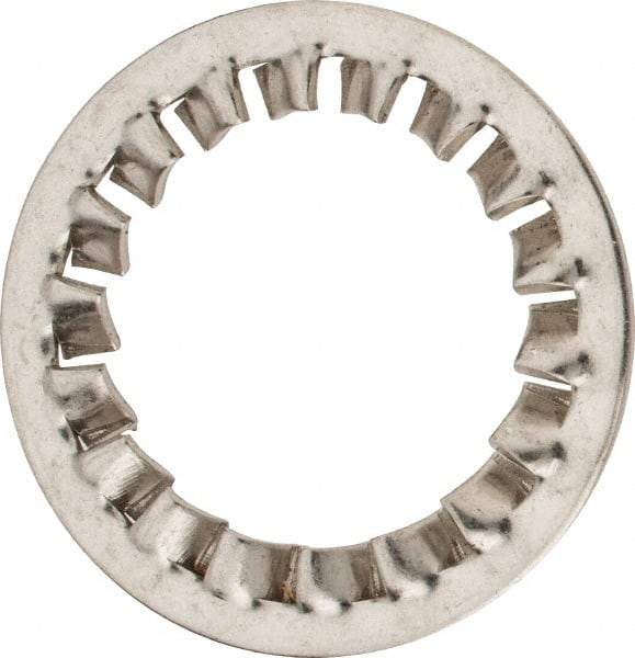 Value Collection - M30 Screw, 31mm ID, Stainless Steel Internal Tooth Lock Washer - 48mm OD, Uncoated, Grade 316 & Austenitic A4 - Caliber Tooling