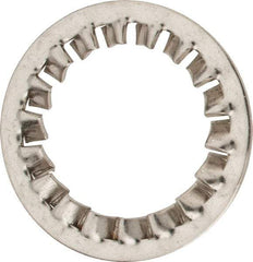 Value Collection - M30 Screw, 31mm ID, Stainless Steel Internal Tooth Lock Washer - 48mm OD, Uncoated, Grade 316 & Austenitic A4 - Caliber Tooling