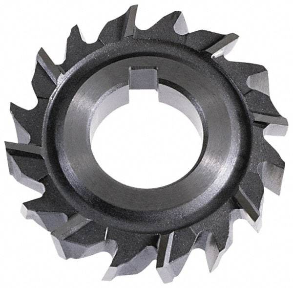 Keo - 3" Diam x 9/16" Width of Cut, 18 Teeth, High Speed Steel Side Milling Cutter - Staggered Teeth, Uncoated - Caliber Tooling