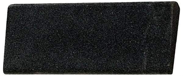 Made in USA - 4-1/2" Long x 1-3/4" Diam x 3/8" Thick, Aluminum Oxide Sharpening Stone - Round, Coarse Grade - Caliber Tooling