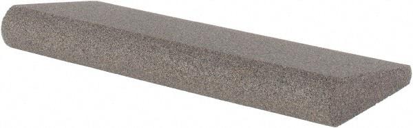 Made in USA - 4-1/2" Long x 1-3/4" Diam x 1/2" Thick, Aluminum Oxide Sharpening Stone - Round, Coarse Grade - Caliber Tooling