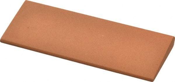 Made in USA - 4-1/2" Long x 1-3/4" Diam x 3/8" Thick, Aluminum Oxide Sharpening Stone - Round, Fine Grade - Caliber Tooling