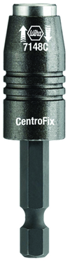 1/4" Bit Holder for Drills - CentroFix Quick Release Countersinks and Power Bits - Caliber Tooling