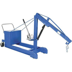 Vestil - 1,000 Lb Load Capacity, Steel Counter Balanced Floor Crane - 5' 17/64" Span - Caliber Tooling