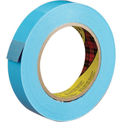 3M - Filament & Strapping Tape; Type: Strapping Tape ; Color: Blue ; Width (Inch): 2.83 ; Width (mm): 72.00 ; Length (yd): 60.14 (Yards); Length: 55.000 - Exact Industrial Supply