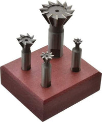 Value Collection - Dovetail Cutter Sets Included Angle: 60 Minimum Cutting Diameter (Inch): 3/8 - Caliber Tooling