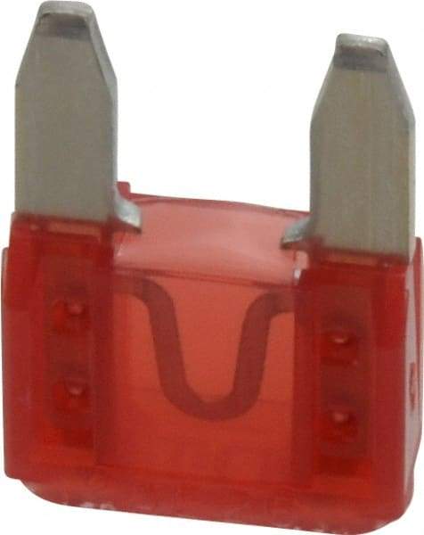 Cooper Bussmann - 10 Amp, 32 VDC, Bussmann ATM-10, Fast Acting Automotive Fuse - 0.43" Long, Red, Littlefuse MIN010, Ferraz Shawmut AF2-10 - Caliber Tooling