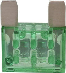 Cooper Bussmann - 30 Amp, 32 VDC, Bussmann MAX-30, Fast Acting Automotive Fuse - 1.35" Long, Green, Littlefuse MAX30, Ferraz Shawmut AF3-30 - Caliber Tooling