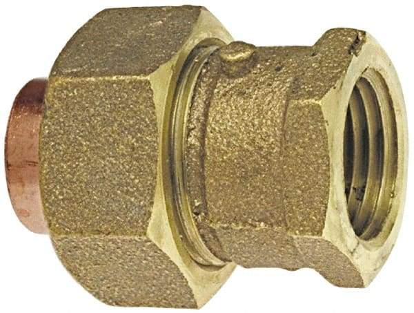 NIBCO - 3" Cast Copper Pipe Union - C x F, Pressure Fitting - Caliber Tooling