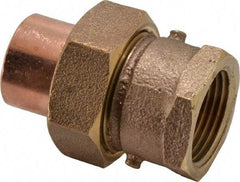 NIBCO - 3/4" Cast Copper Pipe Union - C x F, Pressure Fitting - Caliber Tooling