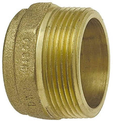 NIBCO - 1-1/2 x 1-1/4", Cast Copper Drain, Waste & Vent Pipe Hex Adapter - C x M - Caliber Tooling