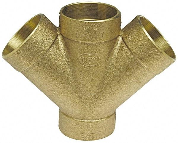 NIBCO - 1-1/2", Cast Copper Drain, Waste & Vent Pipe - C x C x C x C - Caliber Tooling