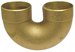 NIBCO - 1-1/4", Cast Copper Drain, Waste & Vent Pipe Return Bend - C x C - Caliber Tooling