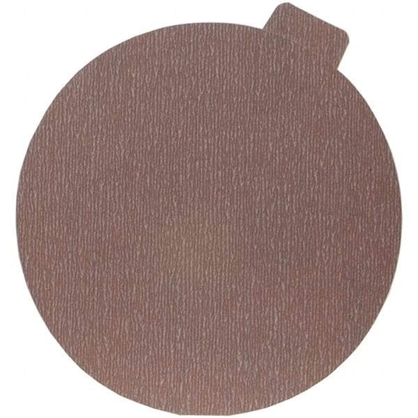 Norton - 6" Diam, 1,200 Grit Aluminum Oxide Adhesive PSA Disc - Ultra Fine Grade, Natural, B Weighted Backing, Flexible - Caliber Tooling