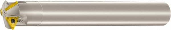 Vargus - 1.437" Cut Diam, 5.12" Max Depth of Cut, 1" Shank Diam, Internal Indexable Thread Mill - Insert Style 3UI, 3 Inserts, Toolholder Style TM SC C, 8.346" OAL - Caliber Tooling