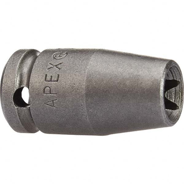 Apex - Impact Sockets Drive Size (Inch): 1/4 Torx Size: E6 - Caliber Tooling