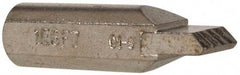 Norton - 1E-F, 7/16" Shank Diam Multi-Point Diamond Dresser - 3/8" Long x 5/16" Thick Head - Caliber Tooling