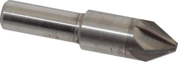 M.A. Ford - 1/2" Head Diam, 3/8" Shank Diam, 6 Flute 60° Solid Carbide Countersink - Caliber Tooling