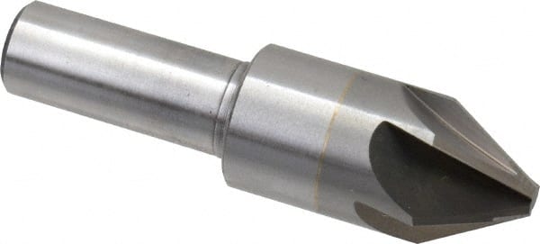 M.A. Ford - 3/4" Head Diam, 1/2" Shank Diam, 6 Flute 60° Solid Carbide Countersink - Caliber Tooling