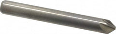 M.A. Ford - 3/16" Head Diam, 3/16" Shank Diam, 6 Flute 82° Solid Carbide Countersink - Bright Finish, 1-1/2" OAL, 0.04" Nose Diam, Single End, Straight Shank, Right Hand Cut - Caliber Tooling